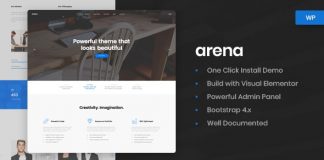 Download Free Arena v1.0.3 – Business & Agency WordPress Theme