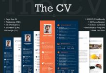 CreativeMarket – Resume CV Design Template 1801190