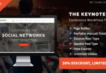 Download Nulled The Keynote v2.01 – Conference Event Meeting Theme