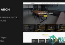 Arch Decor – Interior Design, Architecture Business PSD Template