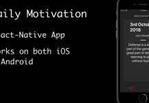 Daily Motivation – React Native App Template