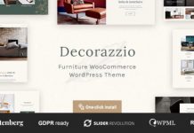 Decorazzio v1.0.1 – Interior Design & Furniture Store WordPress Theme