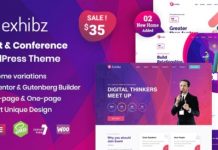 Exhibz v2.1.1 – The Event Conference WordPress Theme
