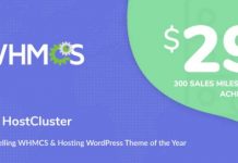 HostCluster v1.6 – A WHMCS Server & Hosting WordPress Theme