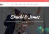 James & Shuchi Wedding HTML Template Nulled Download