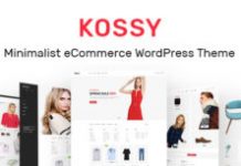 Kossy – Minimalist eCommerce WordPress Theme