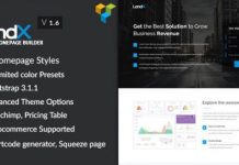 LandX v1.7.2 – Multipurpose WordPress Landing Page Theme