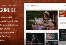 MagOne v6.5.5 – Responsive News & Magazine Blogger Template