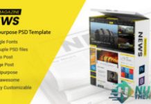 News Magazine – Multipurpose News Magazine PSD Template