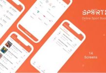 Sporters UI KIT – Sporters-Online Booking Android App