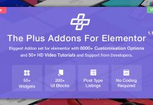 The Plus v2.0.5 – Addon for Elementor WordPress Plugin