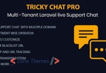 Tricky Chat Pro – Multi Tenant Live Support Chat Script