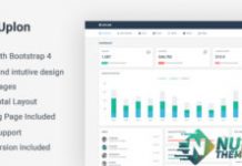 Uplon v1.6 – Responsive Bootstrap 4 Web App Kit Free