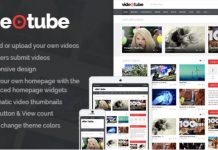VideoTube v3.2.5 – A Responsive Video WordPress Theme