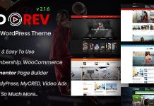 VidoRev v2.1.9 – Video WordPress Theme