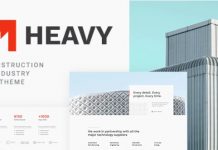 Heavy v1.0.1 – Responsive Industrial WordPress Theme
