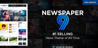 Free download Newspaper V9.7.1 WordPress theme