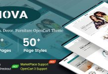 Nova v1.0 – Responsive Fashion & Furniture OpenCart 3 Theme with 3 Mobile Layouts Included
