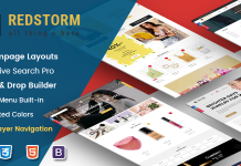 RedStorm v1.0.1 – Creative Drag & Drop Sectioned Responsive Shopify Theme