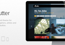 Photography & Portfolio WordPress theme