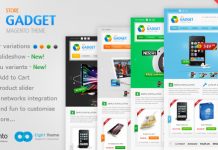 ThemeForest – Gadget – Magento Theme v1.2