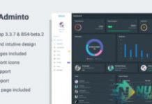 Adminto v1.6 – Responsive Admin Dashboard Nulled