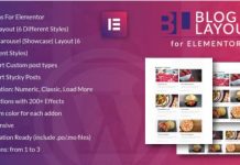Blog Layouts for Elementor v1.0 – WordPress Plugin