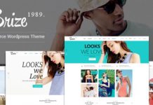 Brize v1.3.2 – WP Responsive WooCommerce Fashion Theme