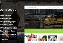 Construct v2.0 – Construction Joomla Template