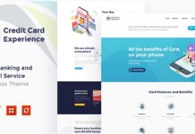 Credit Card Experience v1.2.3 – Online Banking WordPress Theme