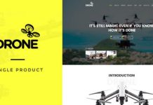 Drone v1.14 – Premium Single Product WordPress Theme