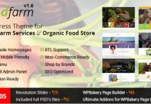 FoodFarm v1.8.0 – Responsive WordPress Theme for Farm