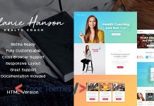 Health Coach v1.3.1 – Blog & Lifestyle Site Html Template