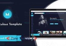 Miraculous – Music Station PSD Template