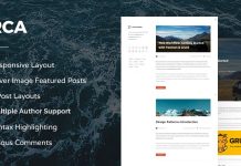 Orca v4.1.0 – Responsive Ghost Theme