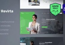 Revirta v1.2.3 – Virtual Assistant WordPress Theme