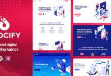 Seocify v1.9.2 – SEO Digital Marketing Agency WordPress Theme