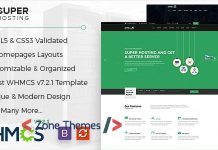 Super Host – WHMCS & Web Hosting HTML Template