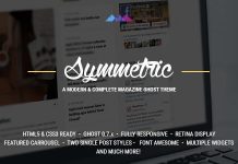 Symmetric v5.5.0 – A Magazine Theme for Ghost