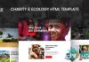Charity & Ecology HTML Template Nulled