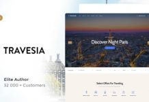 Travesia v1.1.4 – A Travel Agency WordPress Theme