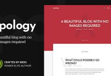 Download – Typology v1.6.1 – Text Based Minimal WordPress Blog Theme