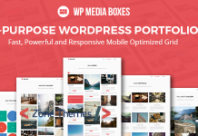 WP Media Boxes Portfolio WordPress Plugin v1.4.1