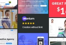 Wanium v1.6.1 – A Elegant Multi-Concept WordPress Theme