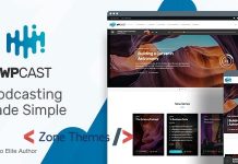 Wpcast v1.3.0 – Audio Podcast WordPress Theme