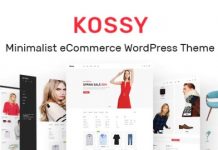 Kossy v1.11 – Premium Minimalist eCommerce WordPress Theme