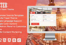 Master v17 – Ultimate Travel Theme for Joomla