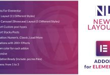 News Layouts for Elementor v1.0 – WordPress Plugin
