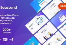 SaasLand 1.8.5 – MultiPurpose WordPress Theme for Saas & Startup – WeaDown