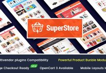 SuperStore v1.0 – Responsive Multipurpose OpenCart 3 Theme with 3 Mobile Layouts Included